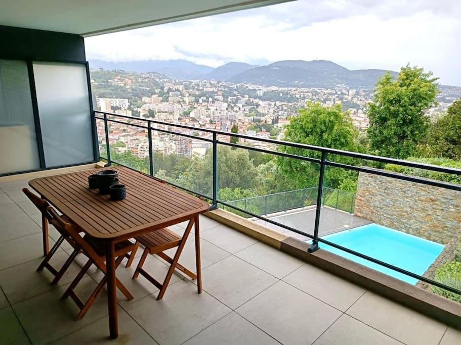 Pessicart - T2 Avec Terrasse - Residence Avec Piscine Nice Luaran gambar